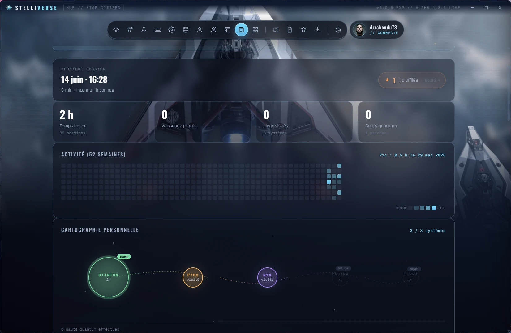 Tes vraies stats Star Citizen. 1